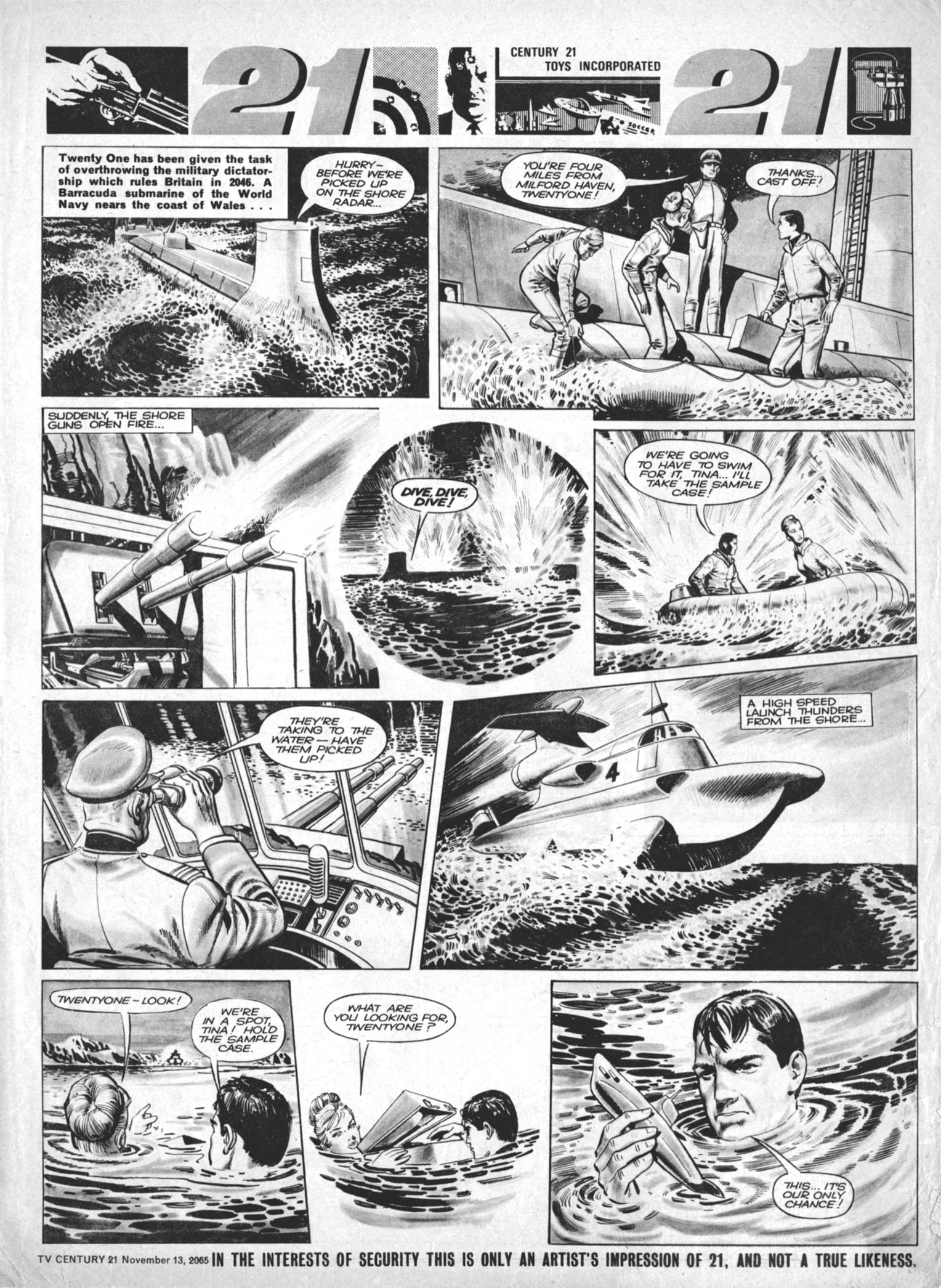 Read online TV Century 21 (TV 21) comic -  Issue #43 - 7