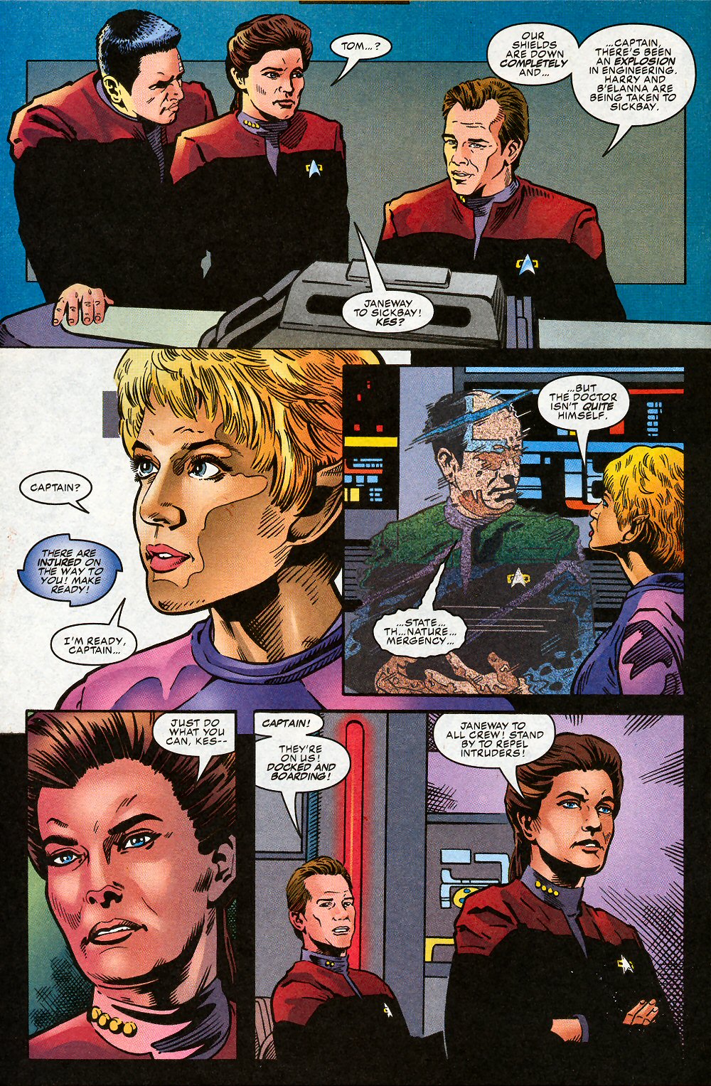 Read online Star Trek: Voyager comic -  Issue #9 - 17