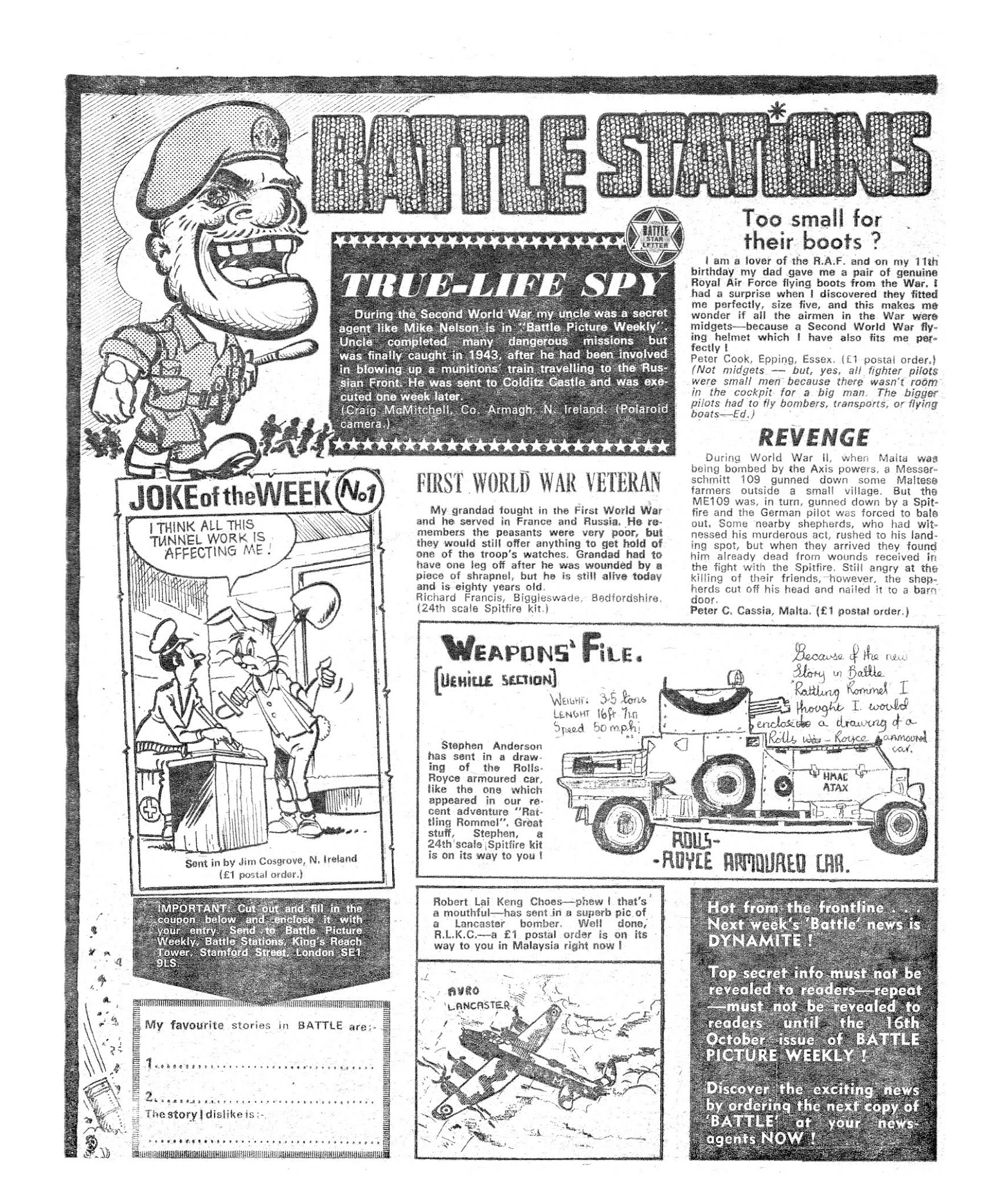 Read online Battle Picture Weekly comic -  Issue #84 - 24