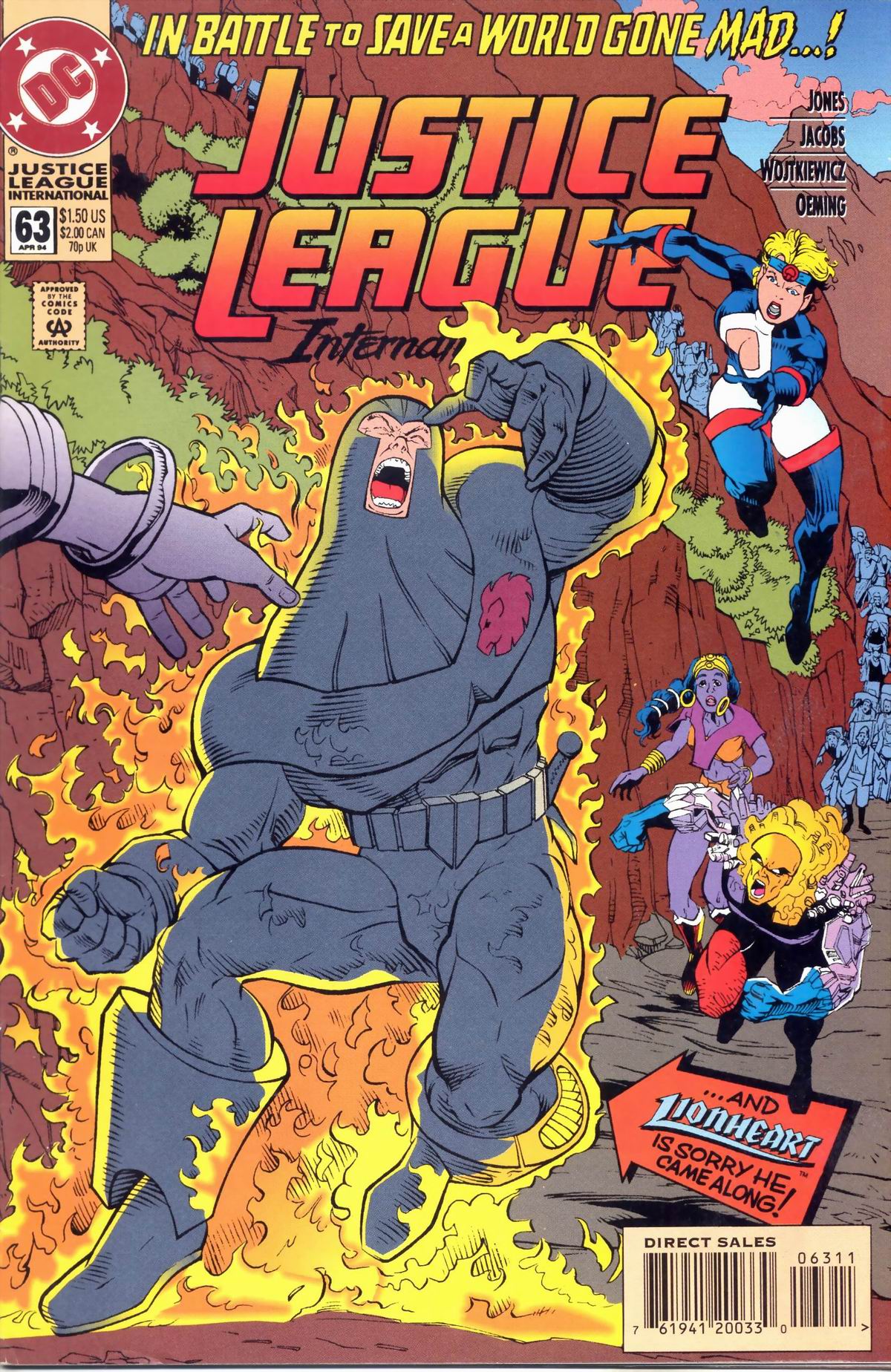 Read online Justice League International (1993) comic -  Issue #63 - 1