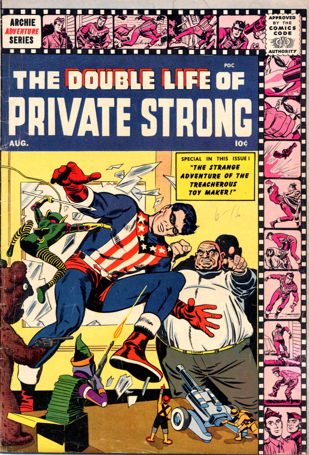 Read online The Double Life of Private Strong comic -  Issue #2 - 1