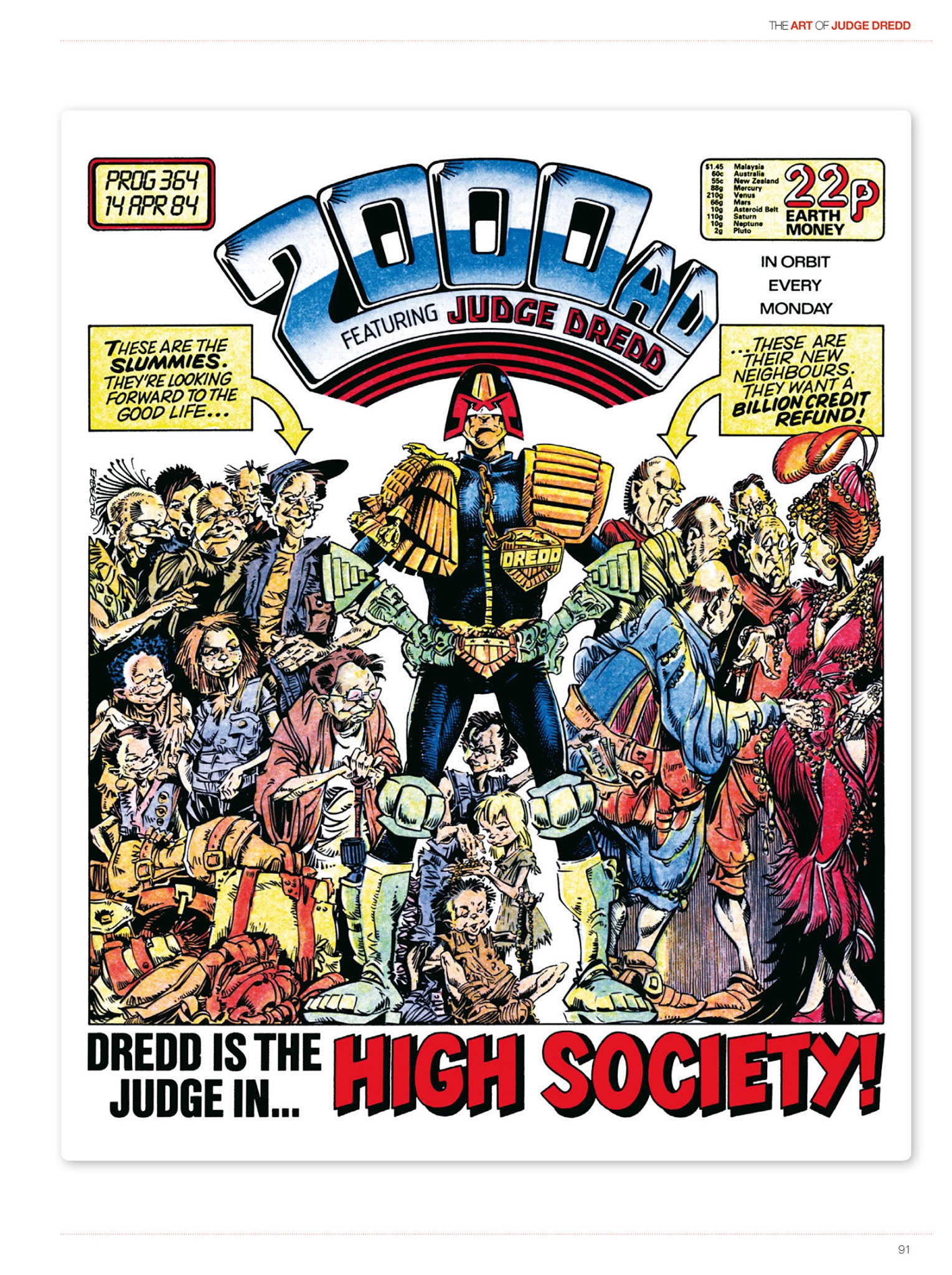 Read online The Art of Judge Dredd: Featuring 35 Years of Zarjaz Covers comic -  Issue # TPB (Part 2) - 2