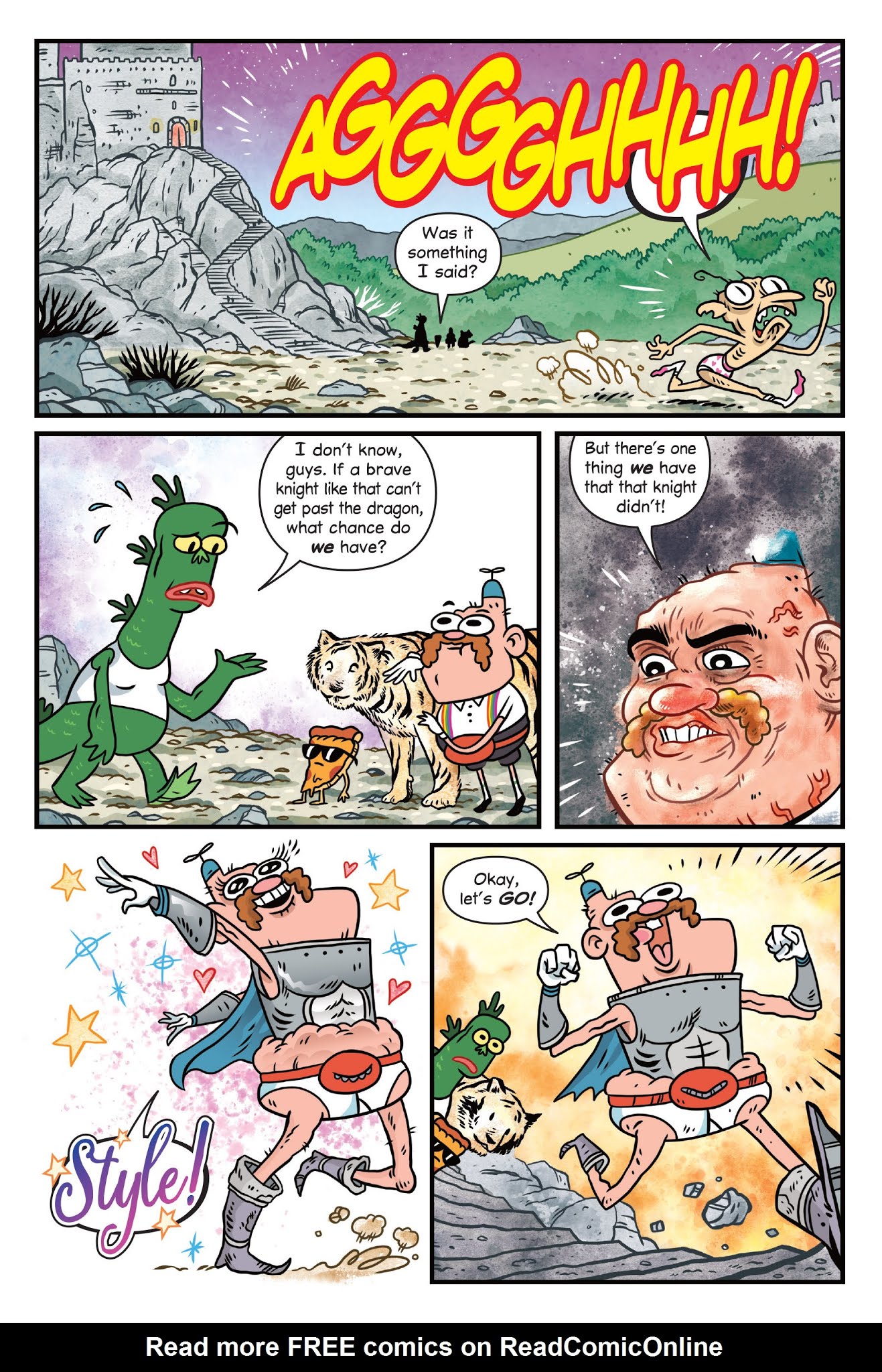 Read online Uncle Grandpa and the Time Casserole comic -  Issue # TPB - 118