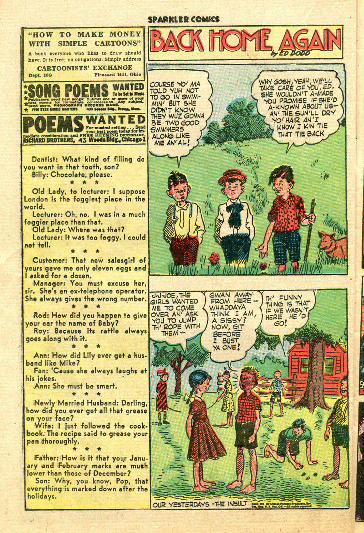 Read online Sparkler Comics comic -  Issue #59 - 36