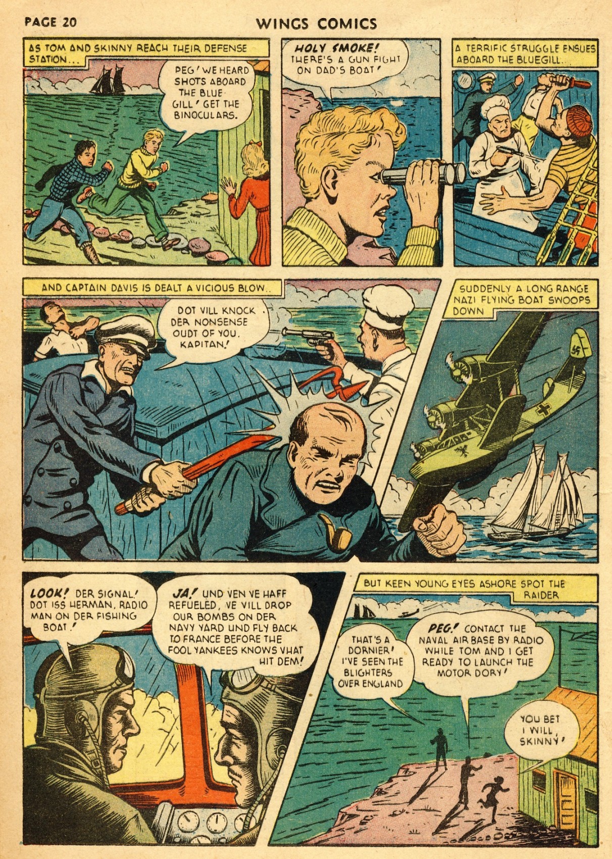Read online Wings Comics comic -  Issue #22 - 22