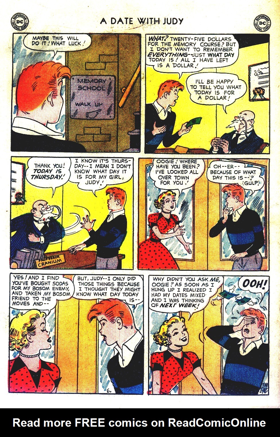 Read online A Date with Judy comic -  Issue #41 - 42