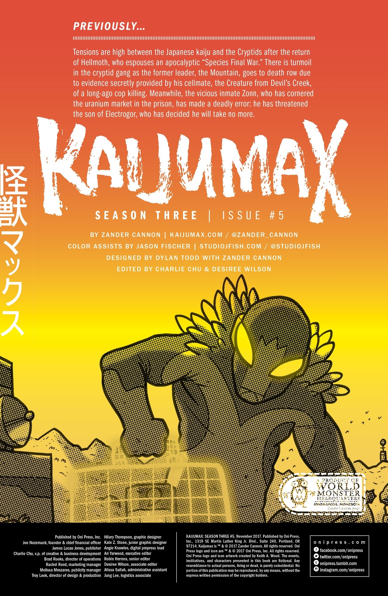 Read online Kaijumax: Season Three comic -  Issue #5 - 2