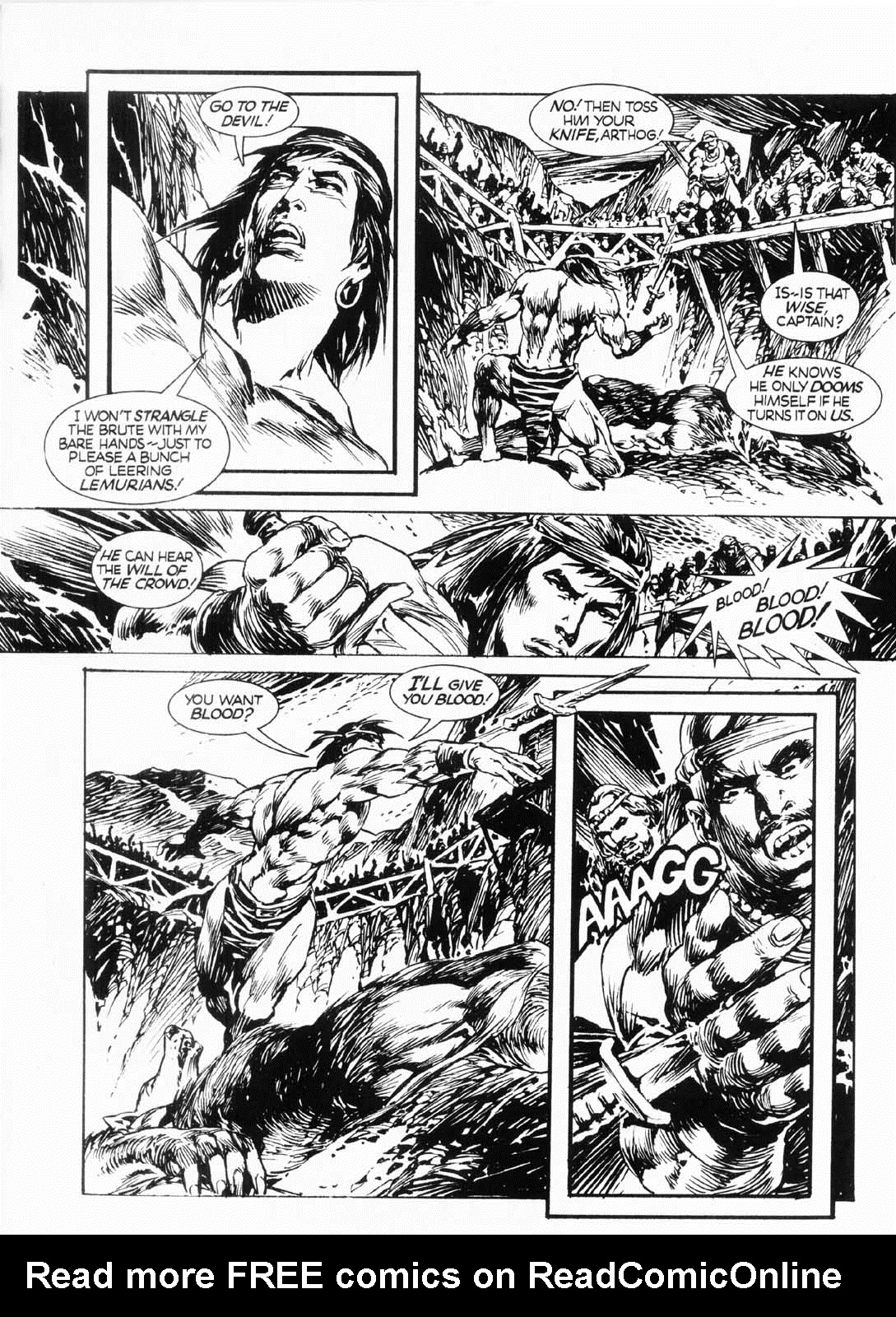 Read online The Savage Sword Of Conan comic -  Issue #230 - 60