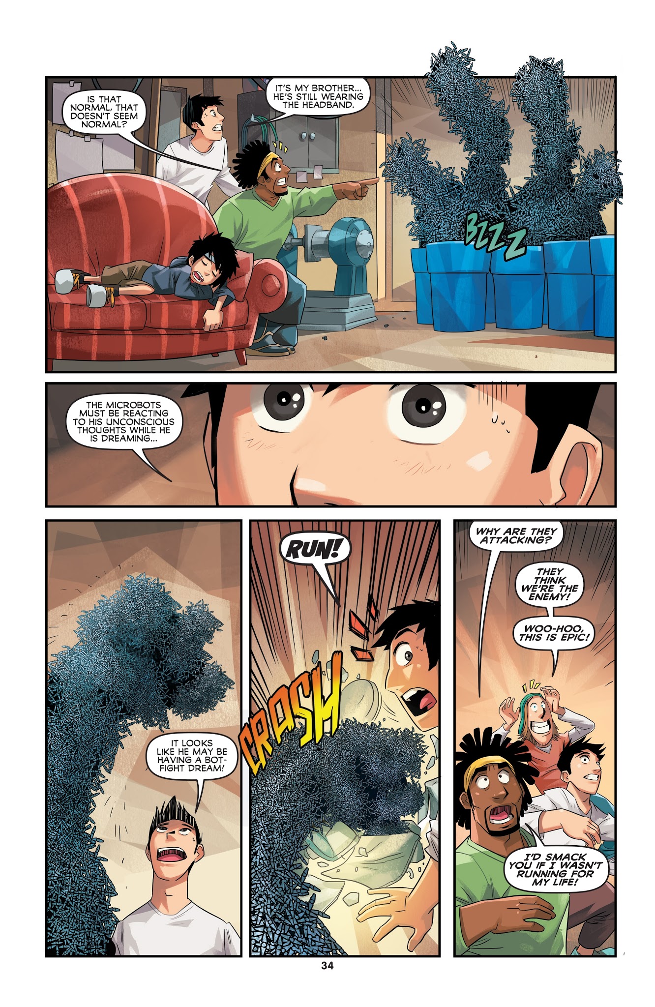 Read online Disney Big Hero 6: Heroes of San Fransokyo comic -  Issue # Full - 34