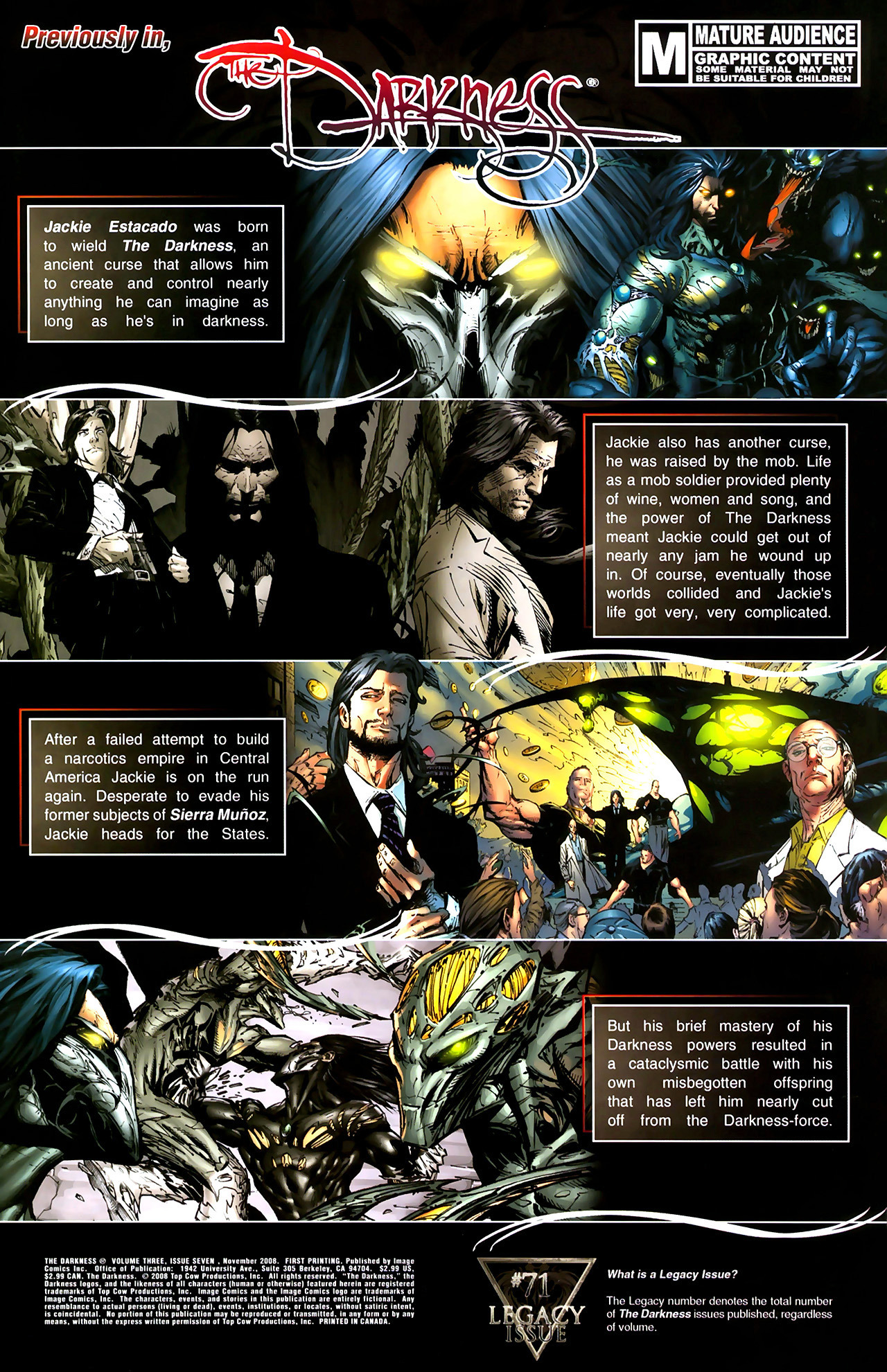 Read online The Darkness (2007) comic -  Issue #7 - 2