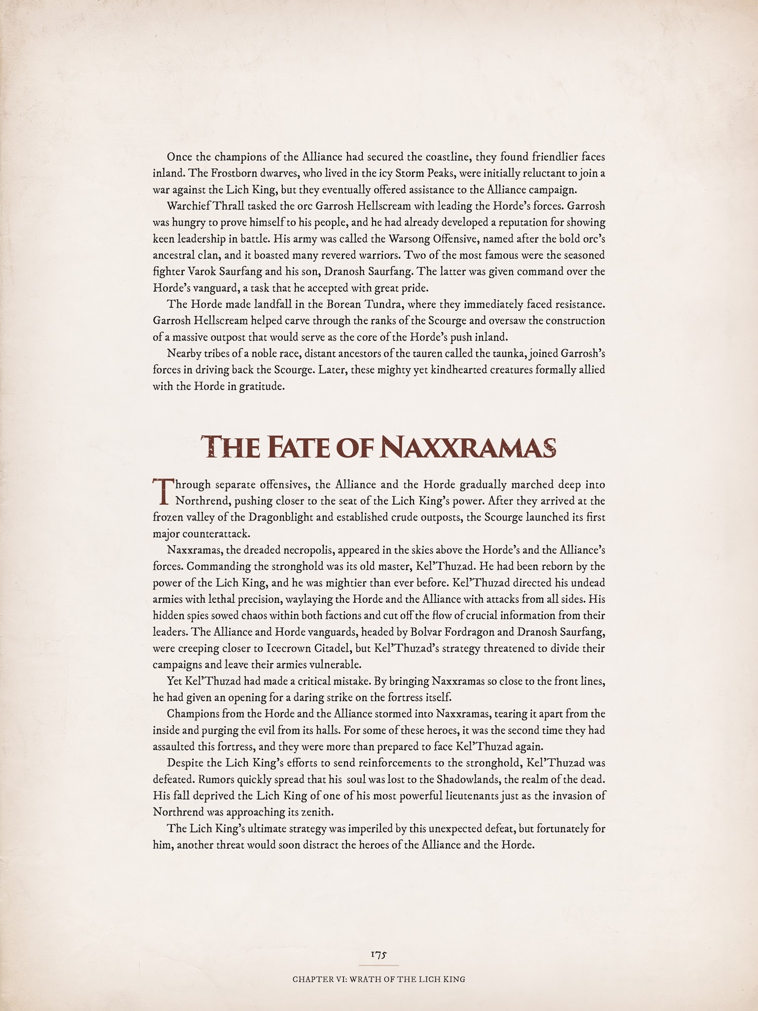 Read online World of Warcraft Chronicle Vol. 3 comic -  Issue # Full - 167