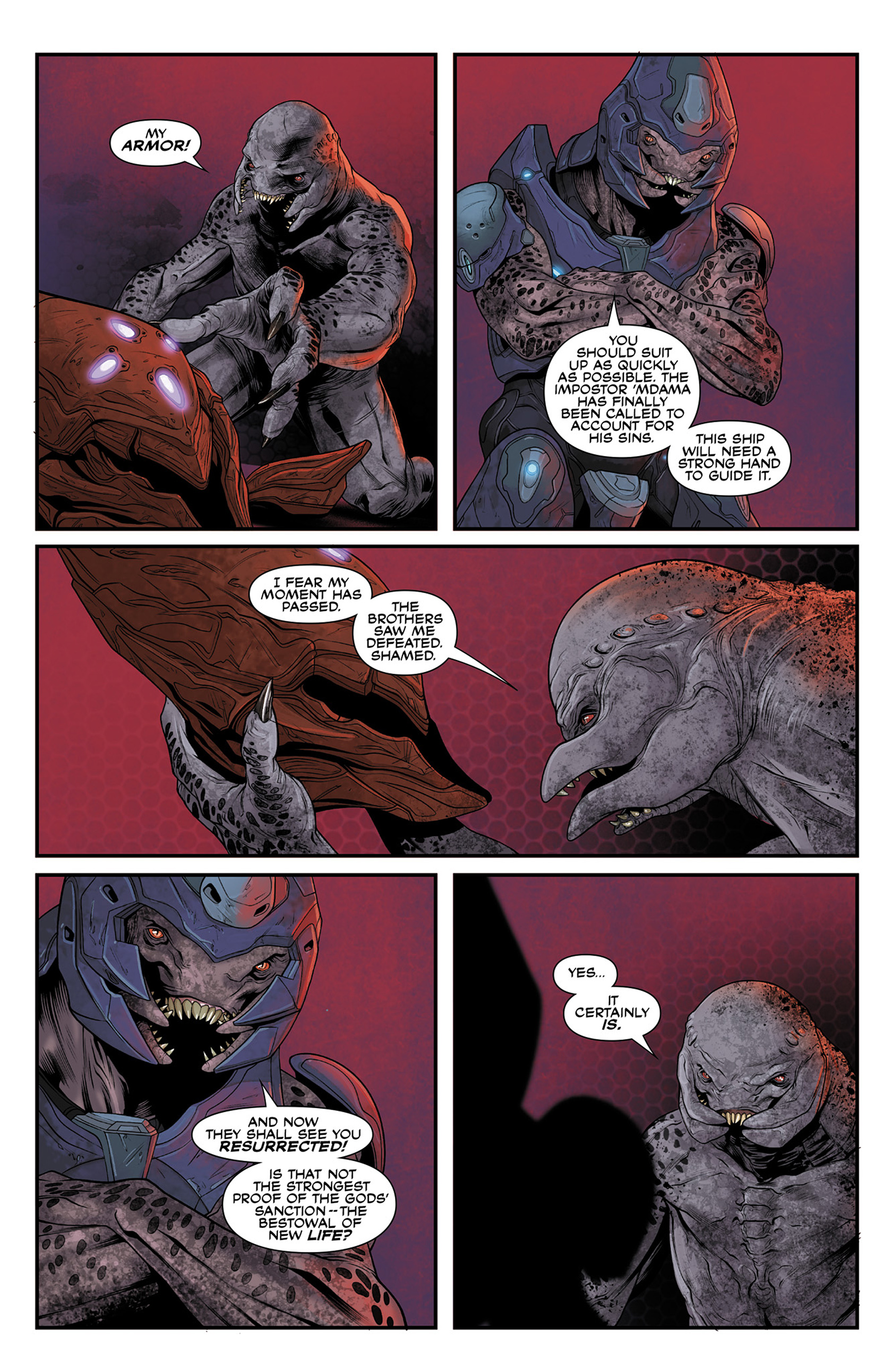 Read online Halo: Escalation comic -  Issue #22 - 18