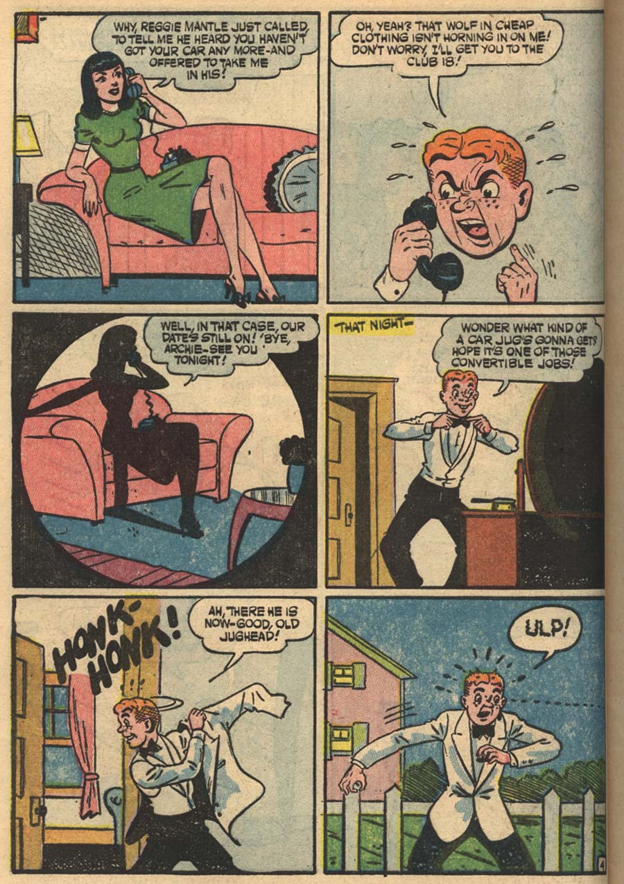 Read online Pep Comics comic -  Issue #55 - 7