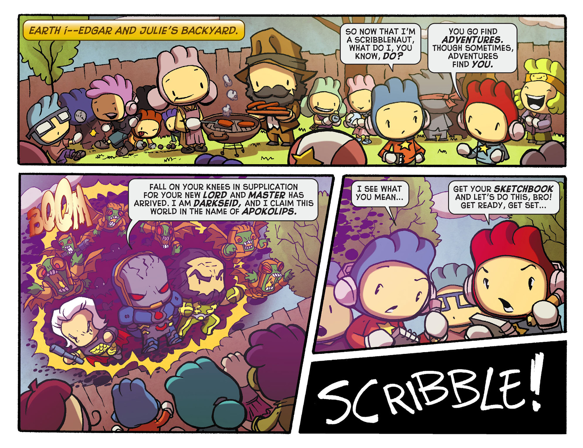 Read online Scribblenauts Unmasked: A Crisis of Imagination comic -  Issue #18 - 22