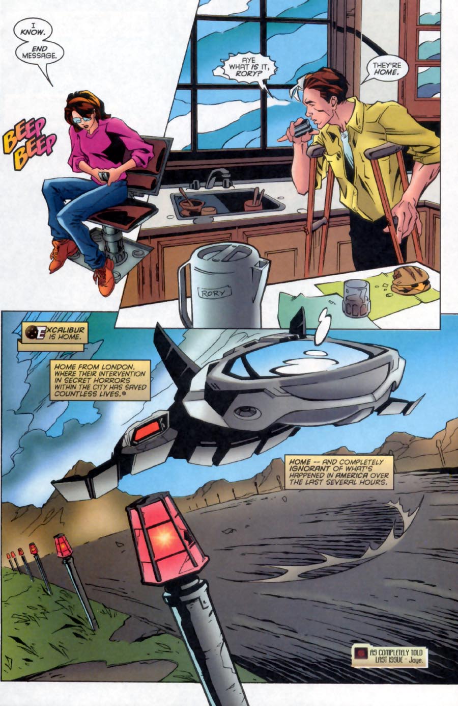 Read online Excalibur (1988) comic -  Issue #101 - 4