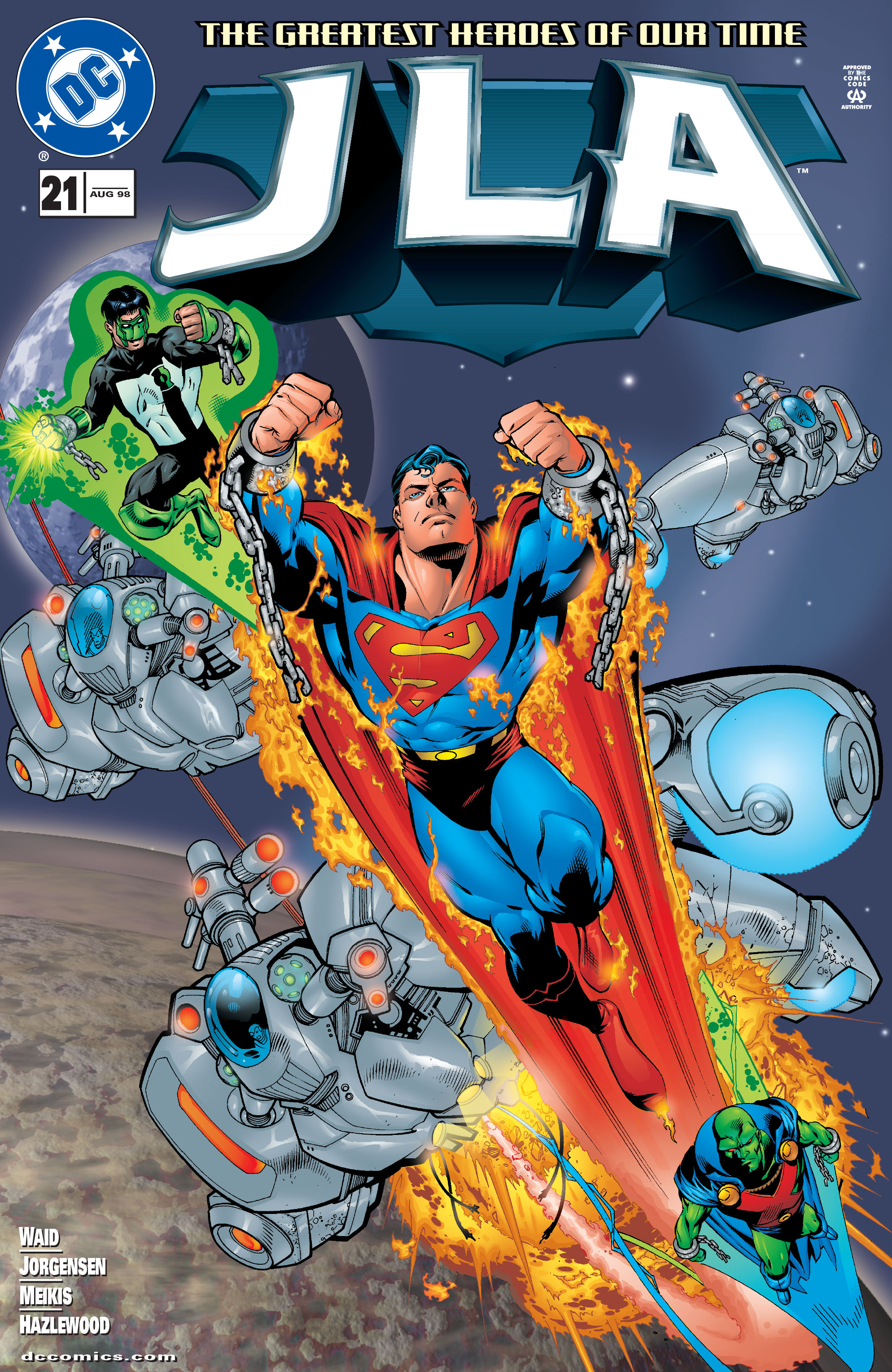 Read online JLA (1997) comic -  Issue #21 - 1