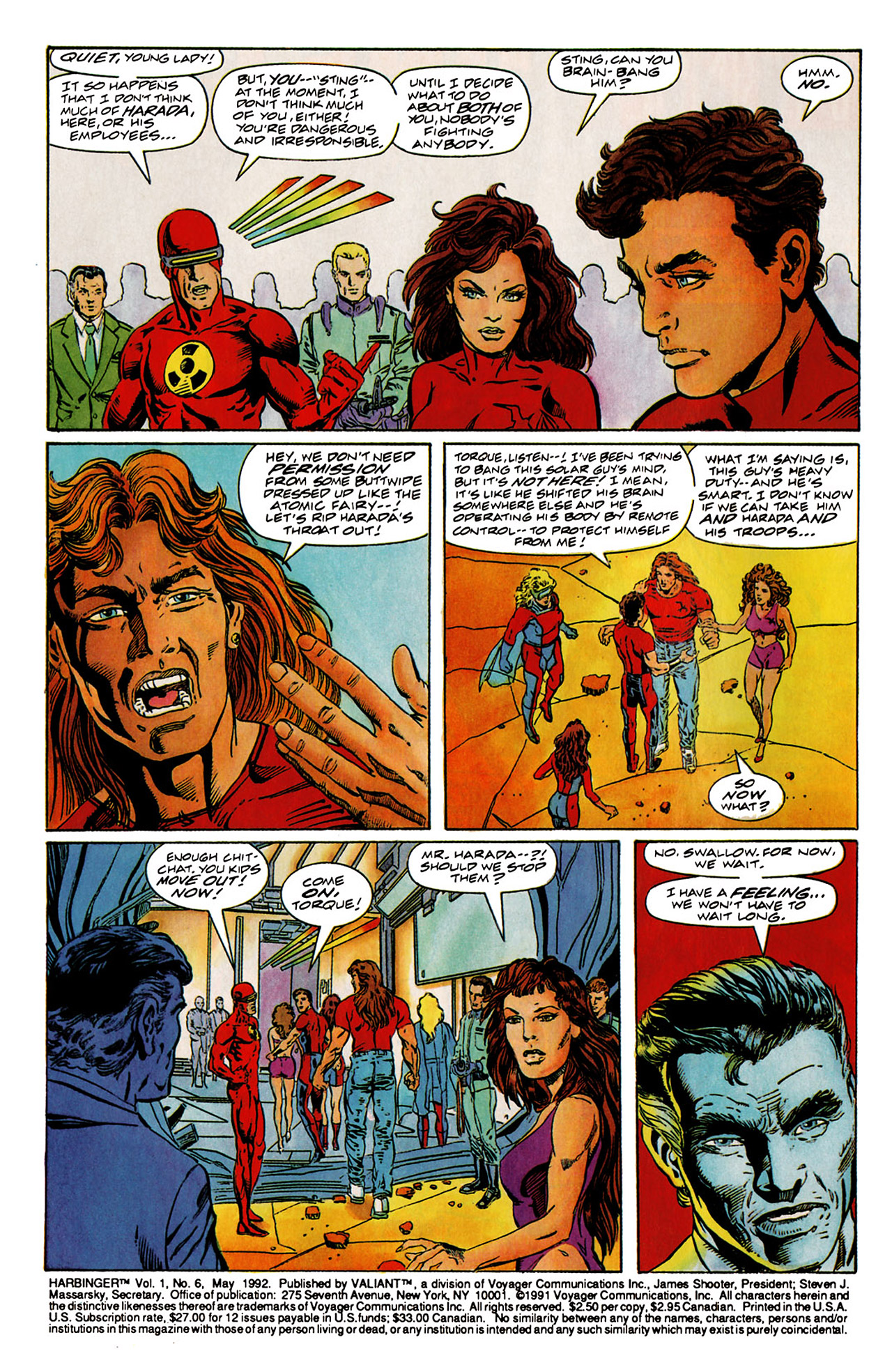 Read online Harbinger (1992) comic -  Issue #6 - 3