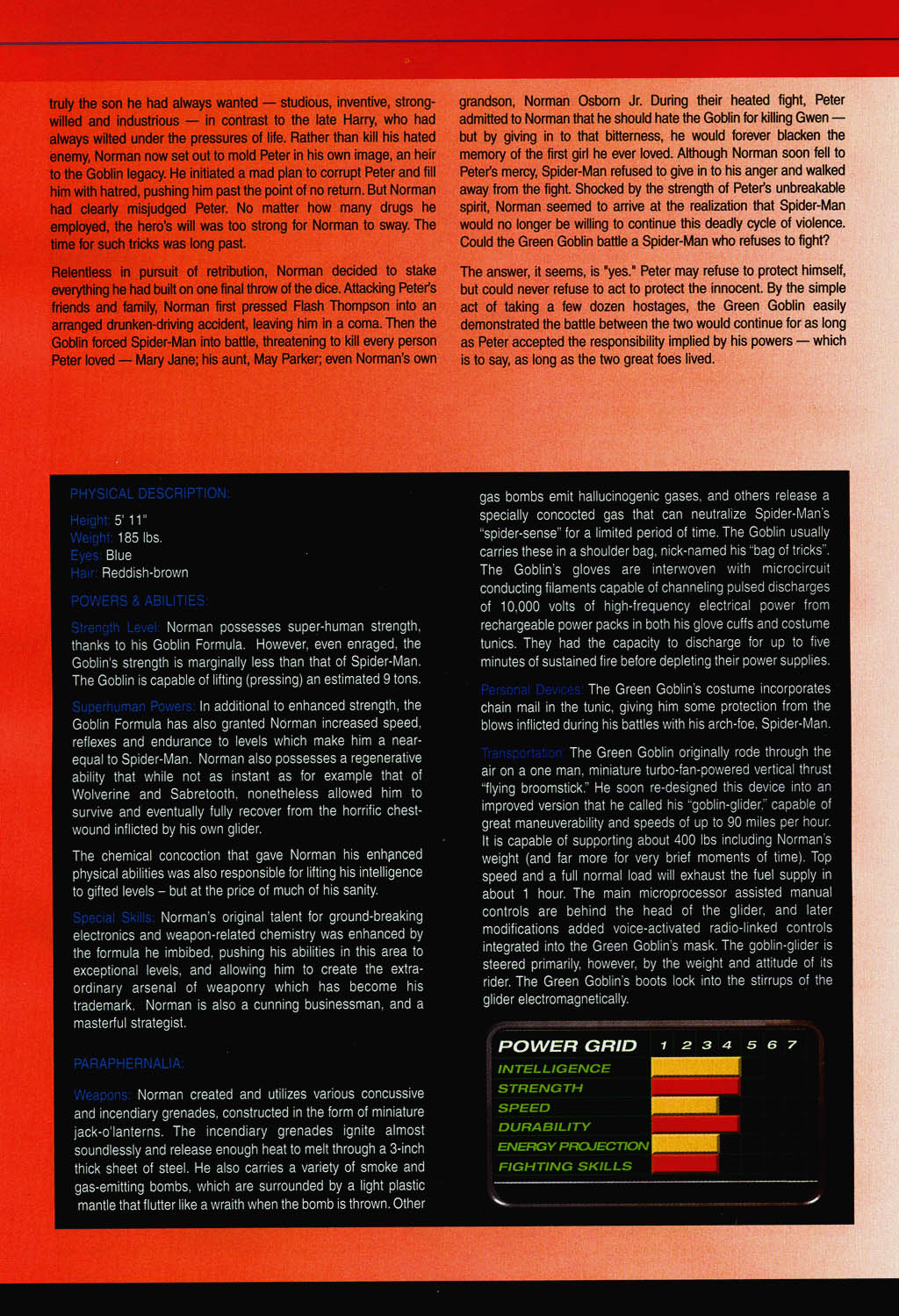 Official Handbook of the Marvel Universe: Spider-Man 2004 issue Full - Page 18