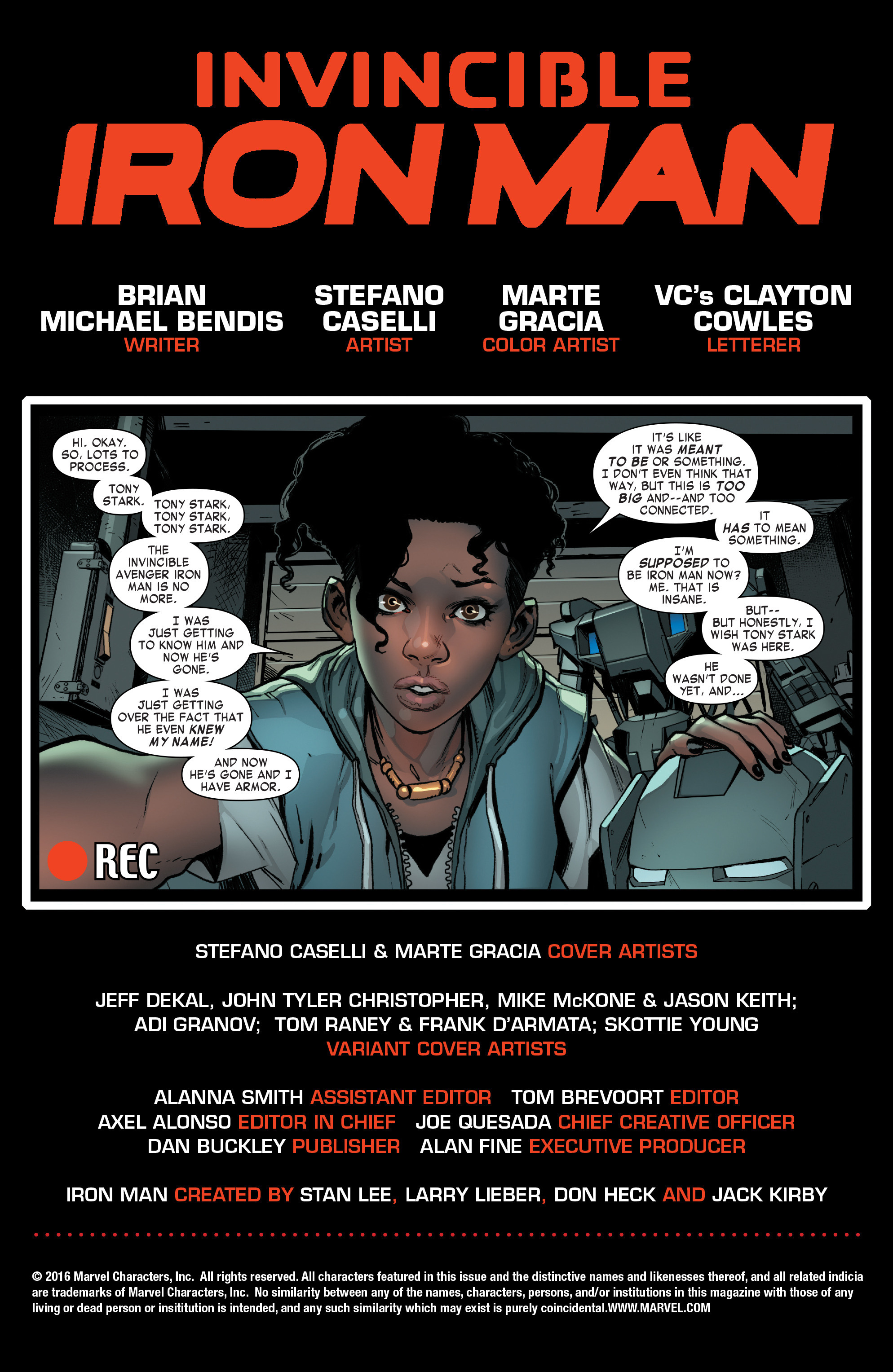 Read online Invincible Iron Man (2016) comic -  Issue #1 - 5