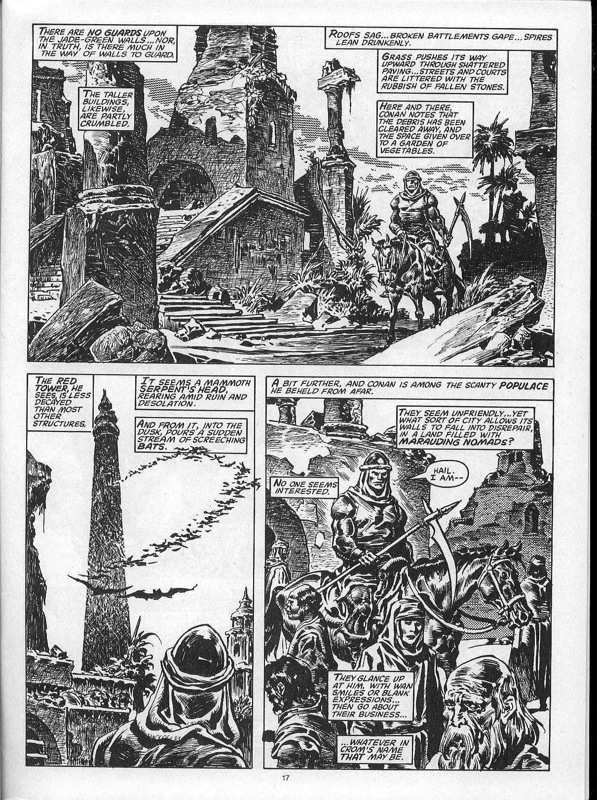 Read online The Savage Sword Of Conan comic -  Issue #204 - 19