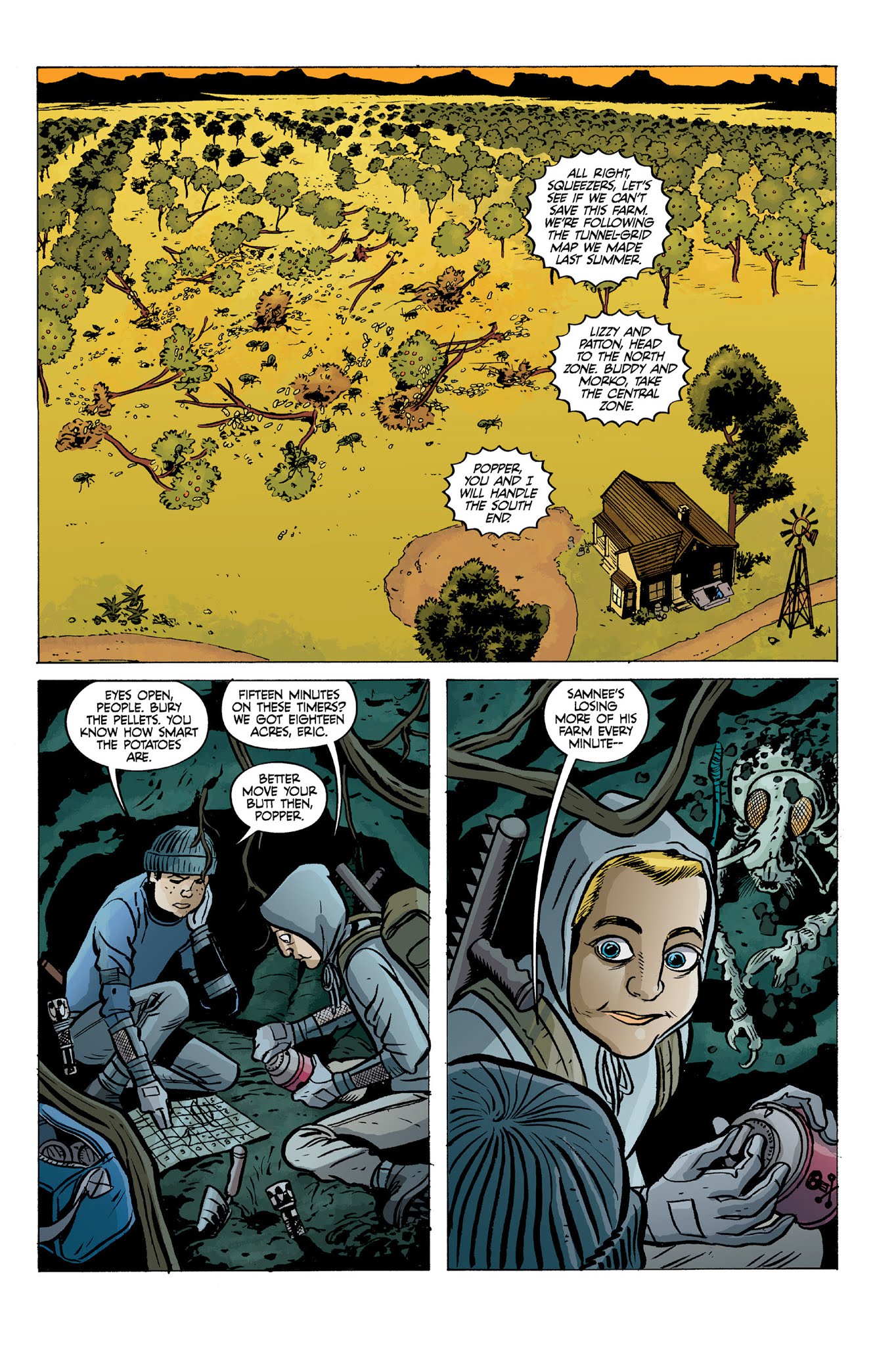 Read online Juice Squeezers: The Great Bug Elevator comic -  Issue # TPB - 17