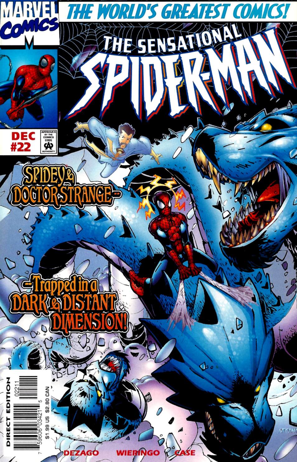 Read online The Sensational Spider-Man (1996) comic -  Issue #22 - 1