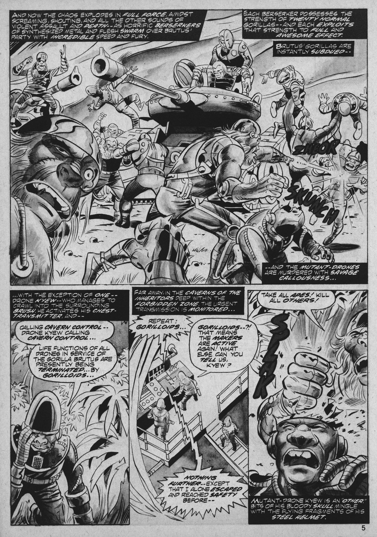 Read online Planet of the Apes comic -  Issue #27 - 5