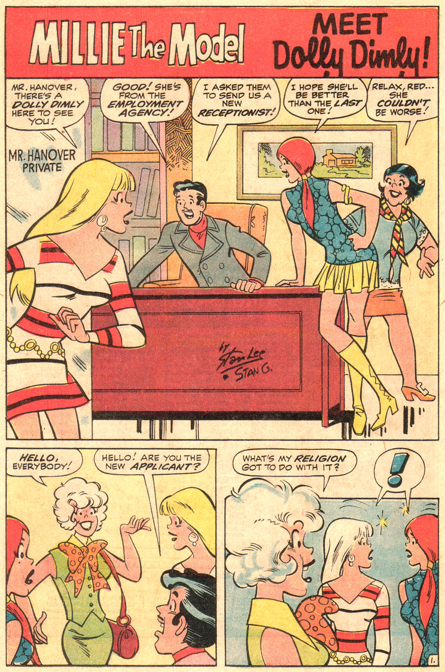 Read online Millie the Model comic -  Issue #198 - 16