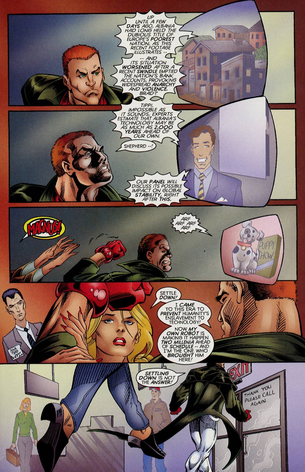 Read online Magnus Robot Fighter (1997) comic -  Issue #9 - 7