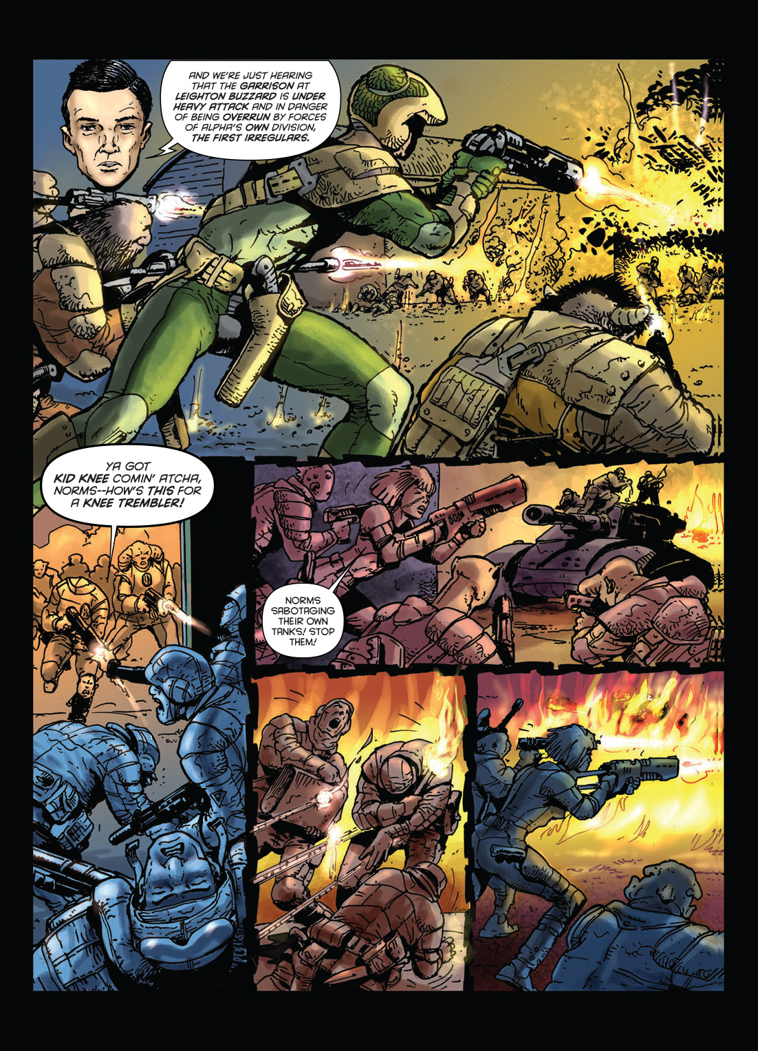 Read online Strontium Dog: The Life and Death of Johnny Alpha: Dogs of War comic -  Issue # TPB - 68