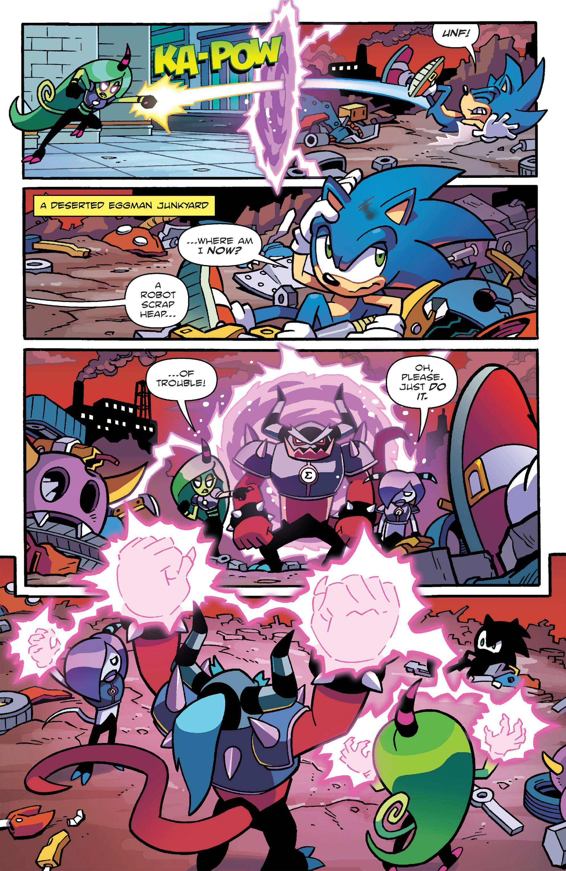 Read online Sonic: Worlds Unite Battles comic -  Issue # Full - 9