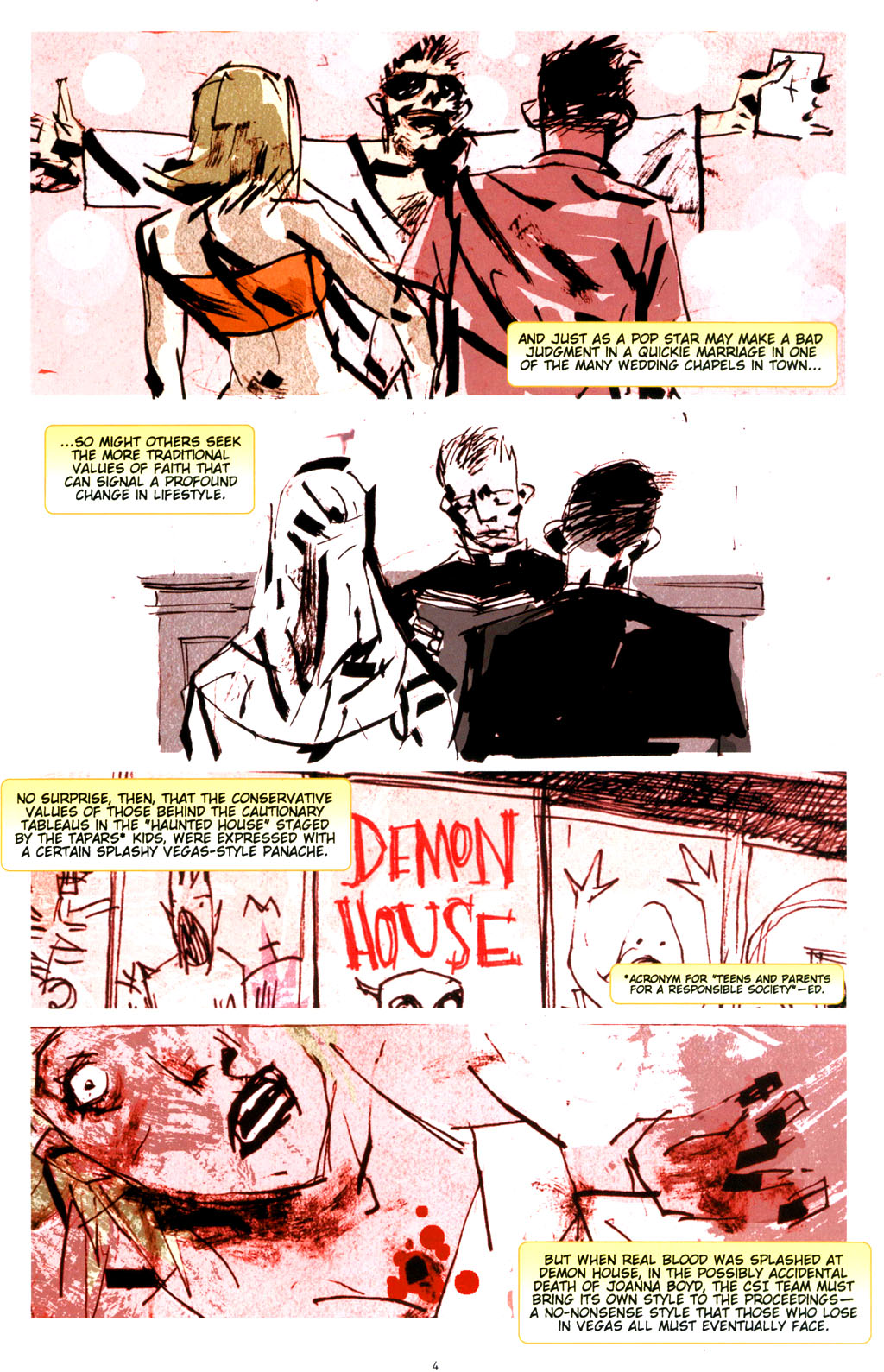 Read online CSI: Crime Scene Investigation: Demon House comic -  Issue #3 - 6