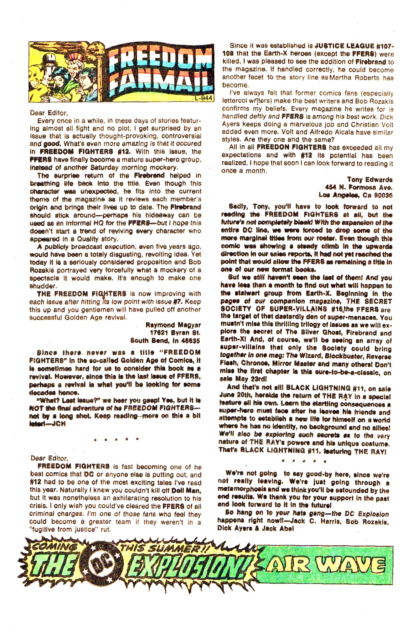 Read online Freedom Fighters (1976) comic -  Issue #15 - 32