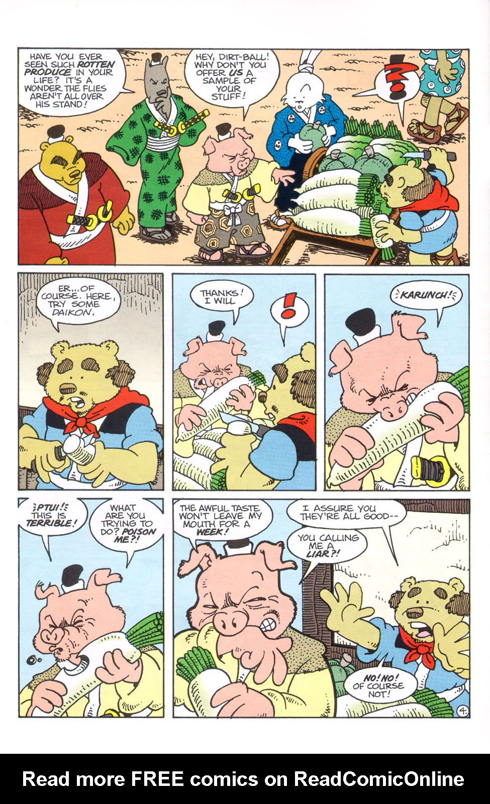Read online Usagi Yojimbo (1993) comic -  Issue #4 - 6