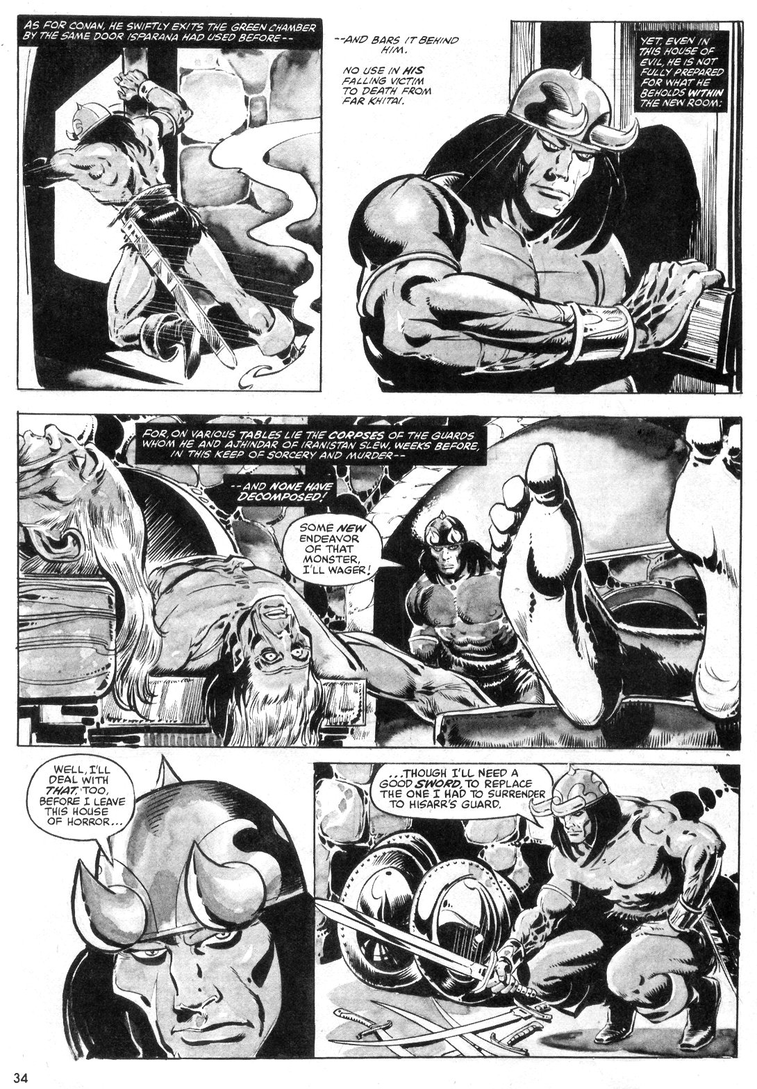 Read online The Savage Sword Of Conan comic -  Issue #55 - 34