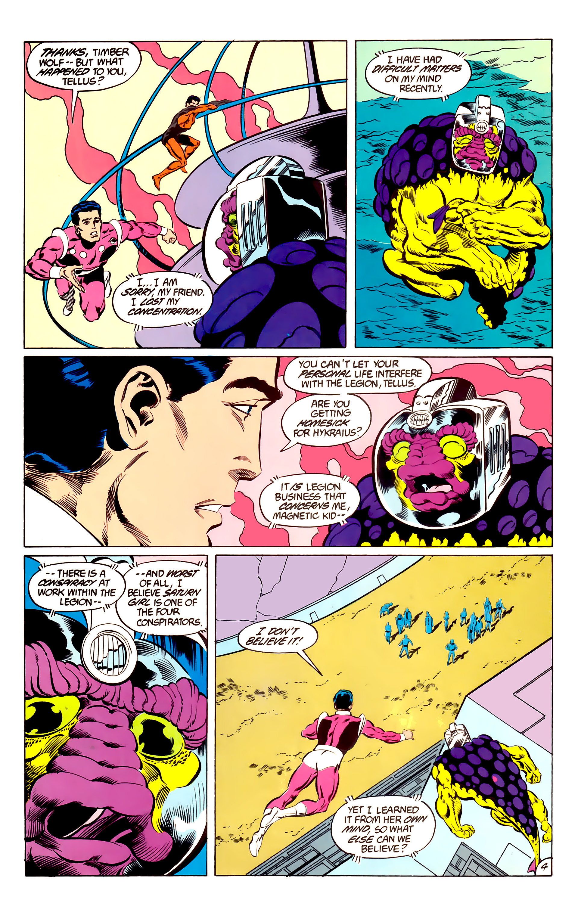 Legion of Super-Heroes (1984) 47 Page 4