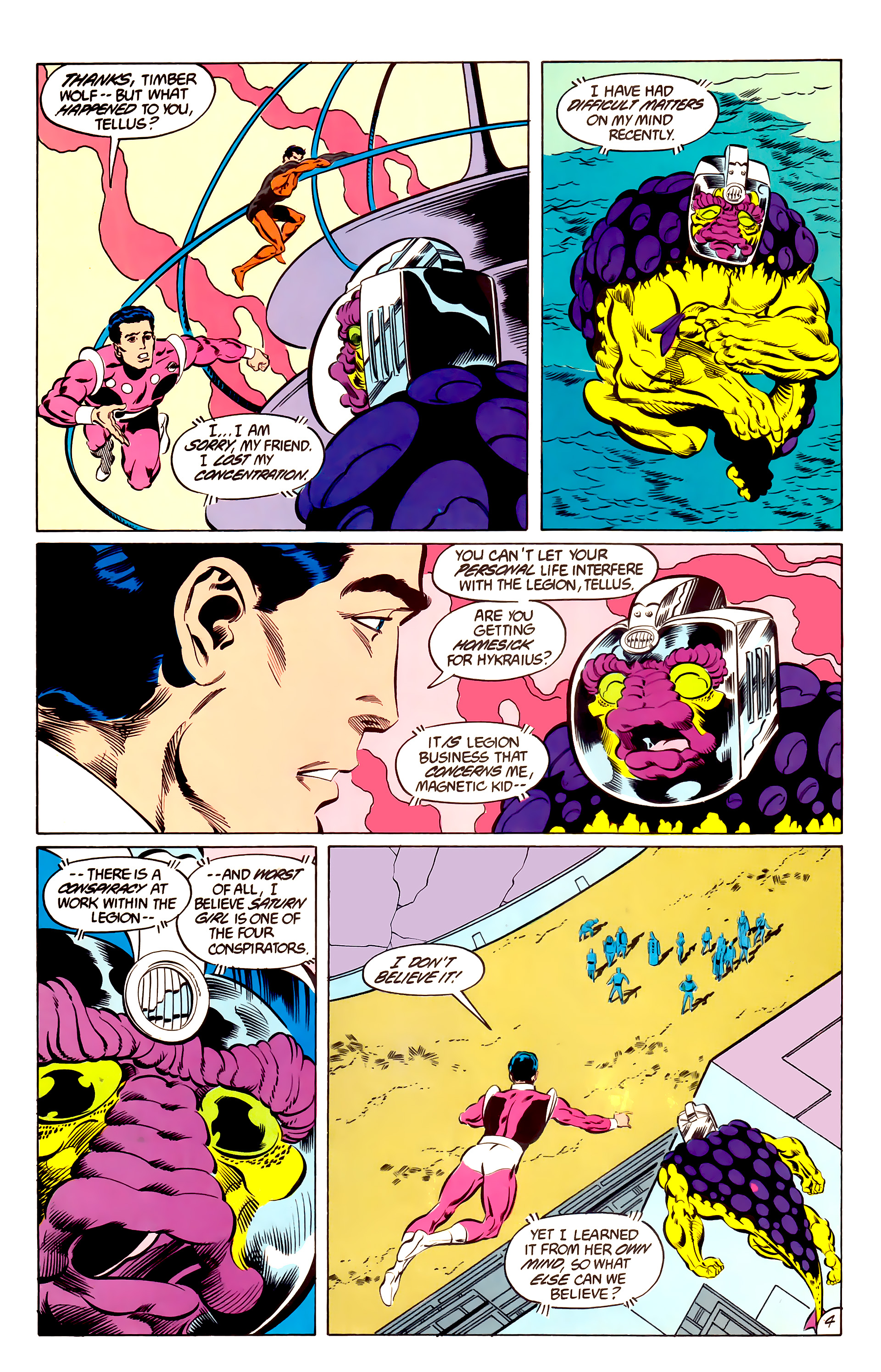 Read online Legion of Super-Heroes (1984) comic -  Issue #47 - 5