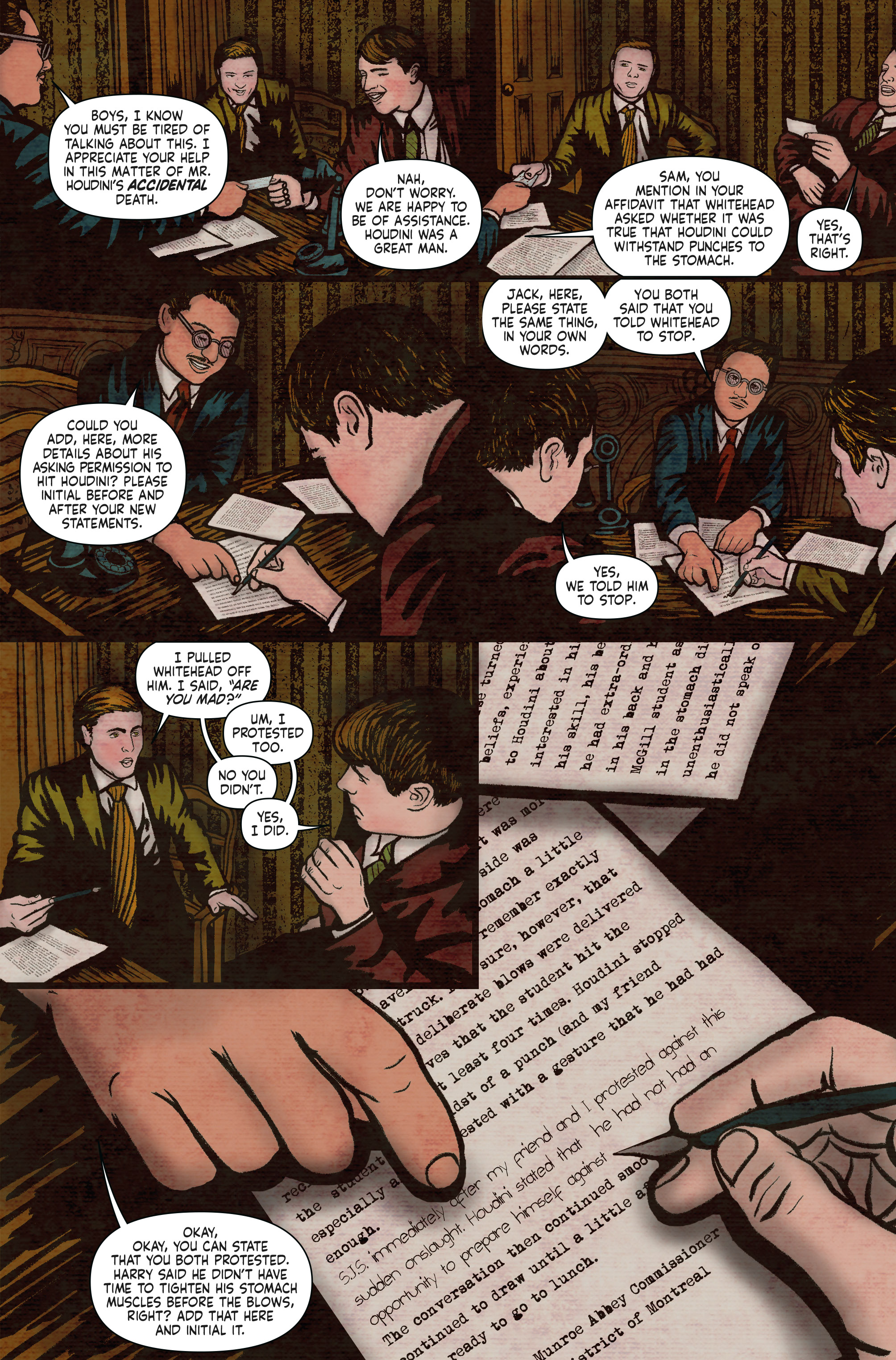 Read online Minky Woodcock: The Girl who Handcuffed Houdini comic -  Issue #4 - 10