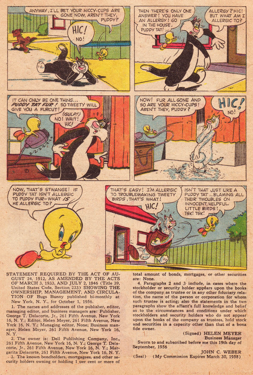 Read online Bugs Bunny comic -  Issue #53 - 20