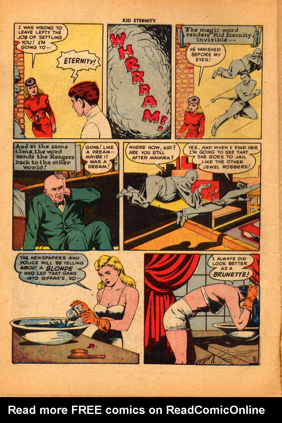 Read online Kid Eternity (1946) comic -  Issue #6 - 10