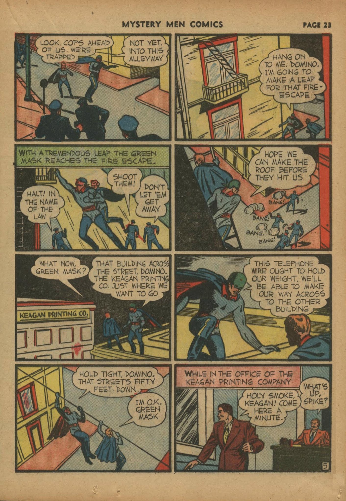 Read online Mystery Men Comics comic -  Issue #20 - 25