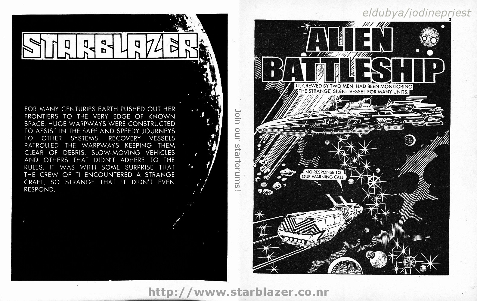 Read online Starblazer comic -  Issue #126 - 3