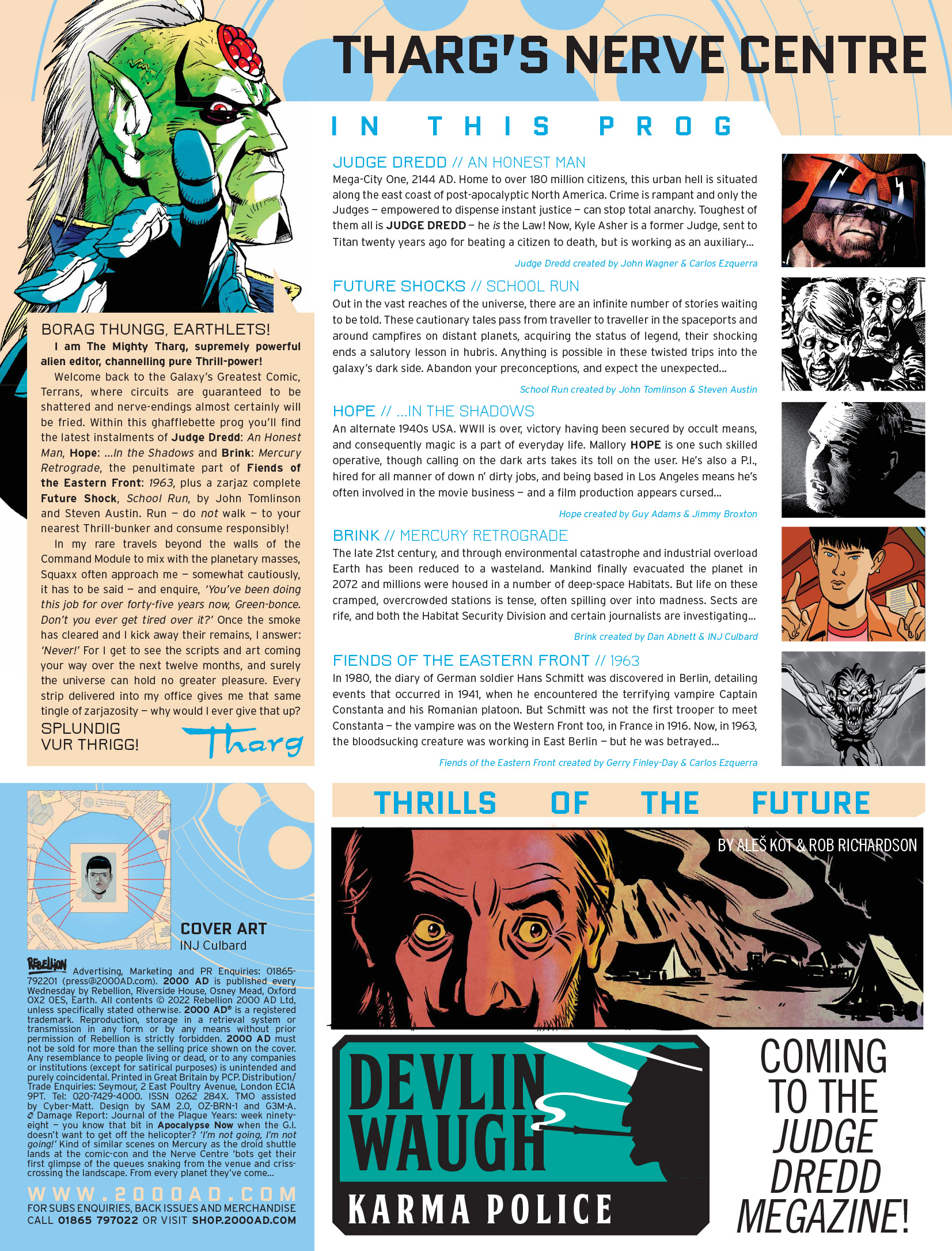Read online 2000 AD comic -  Issue #2284 - 2