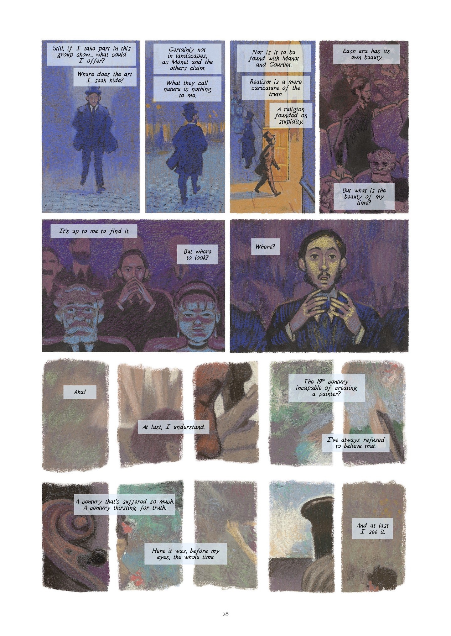 Read online Degas and Cassatt: The Dance of Solitude comic -  Issue # TPB - 28