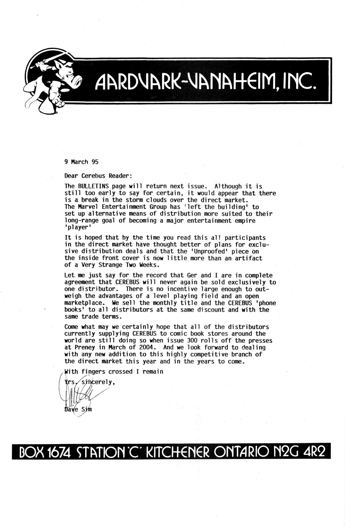 Read online Cerebus comic -  Issue #193 - 41