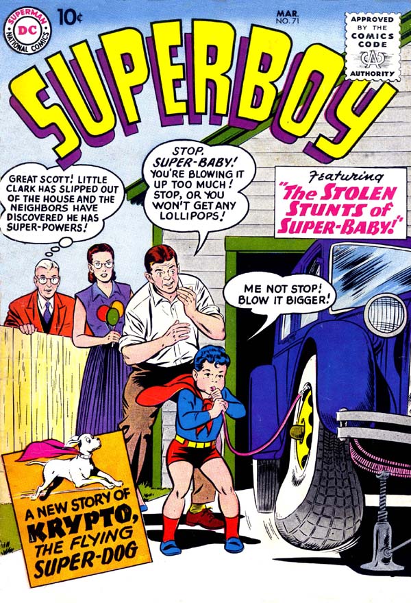 Read online Superboy (1949) comic -  Issue #71 - 1