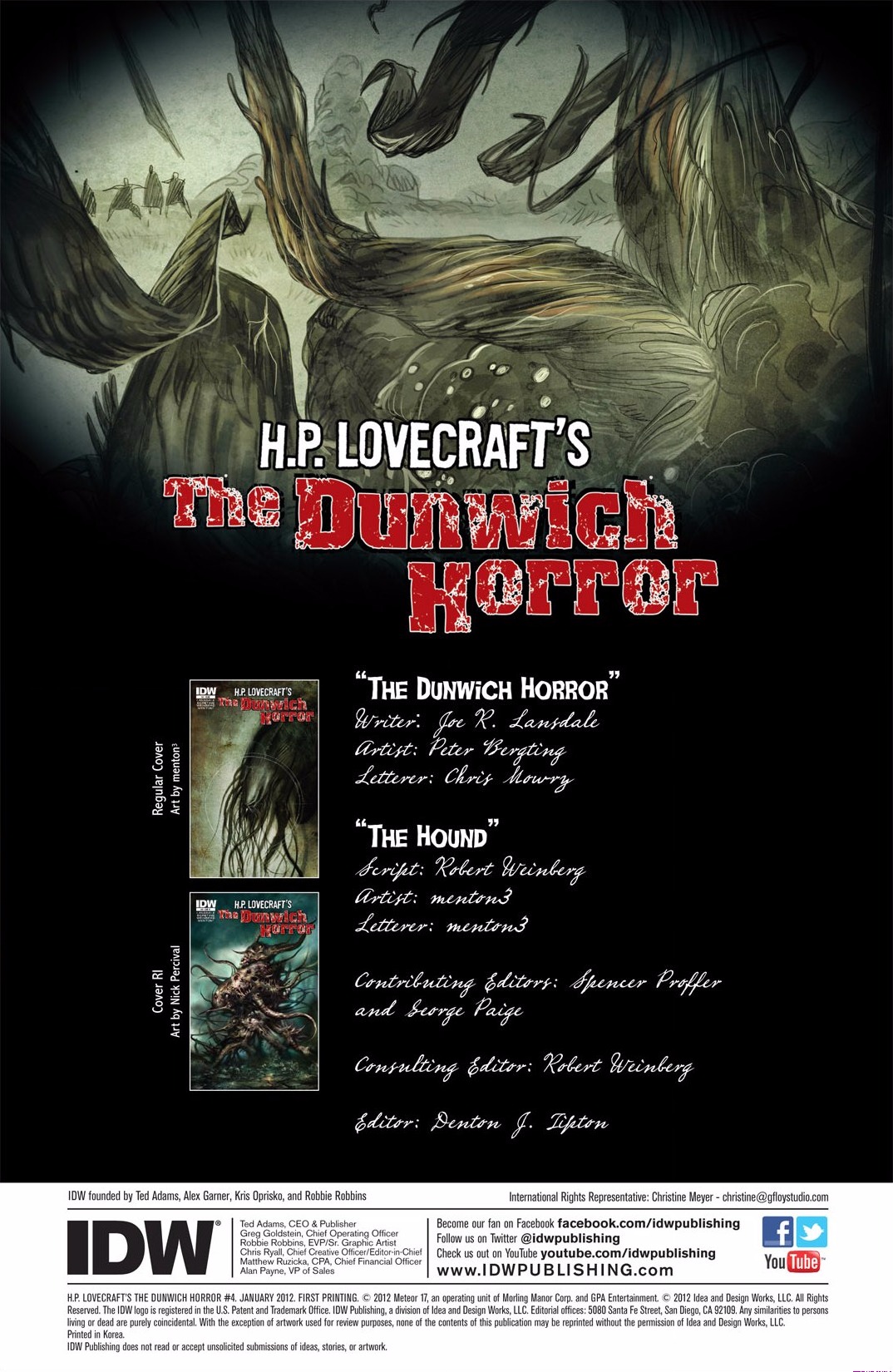 Read online H.P. Lovecraft's The Dunwich Horror comic -  Issue #4 - 3