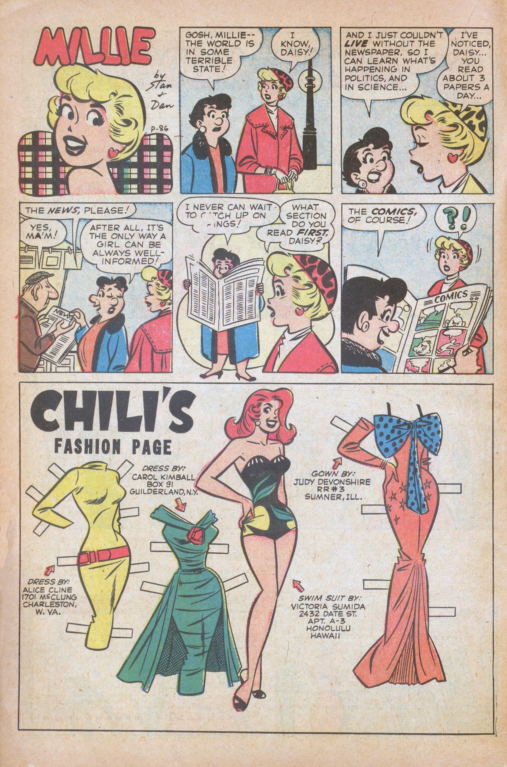 Read online Millie the Model comic -  Issue #85 - 14