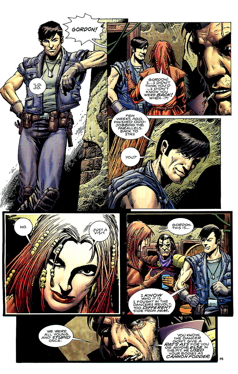 Read online Grimjack: Killer Instinct comic -  Issue #4 - 16