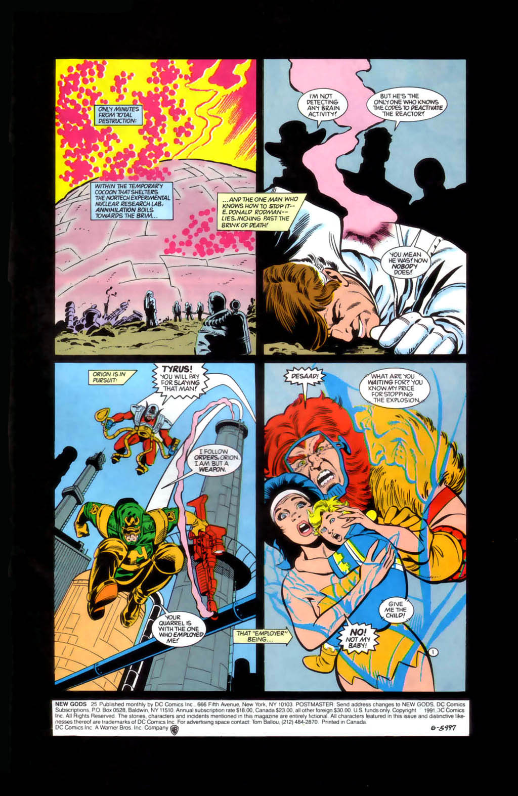 Read online The New Gods (1989) comic -  Issue #25 - 2